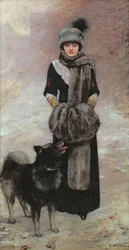 Muotokuva Colette Gervexistä, taiteilijan tyttärestä, 1910